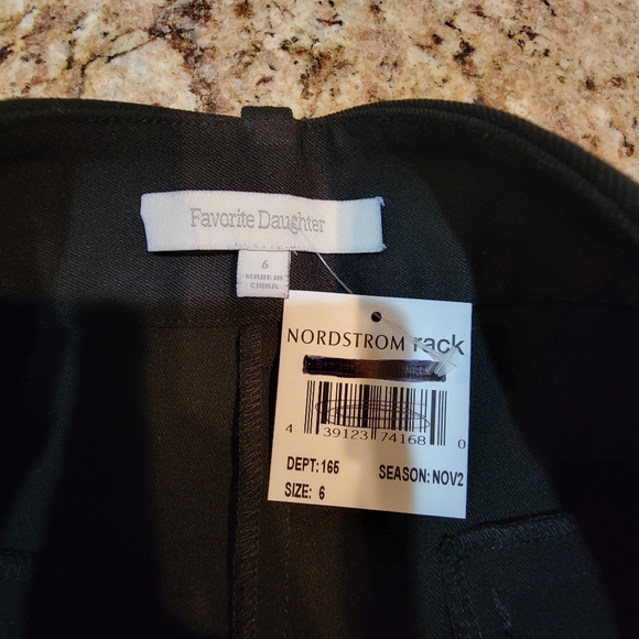 Favorite Daughter THE FAVORITE PANT Black Pleated Women's 6 NWT - Picture 11 of 12